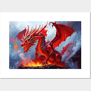 Red Dragon Posters and Art